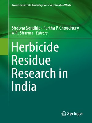 cover image of Herbicide Residue Research in India